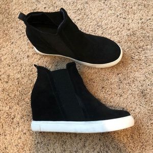 Steve Madden wedge sneaker boots